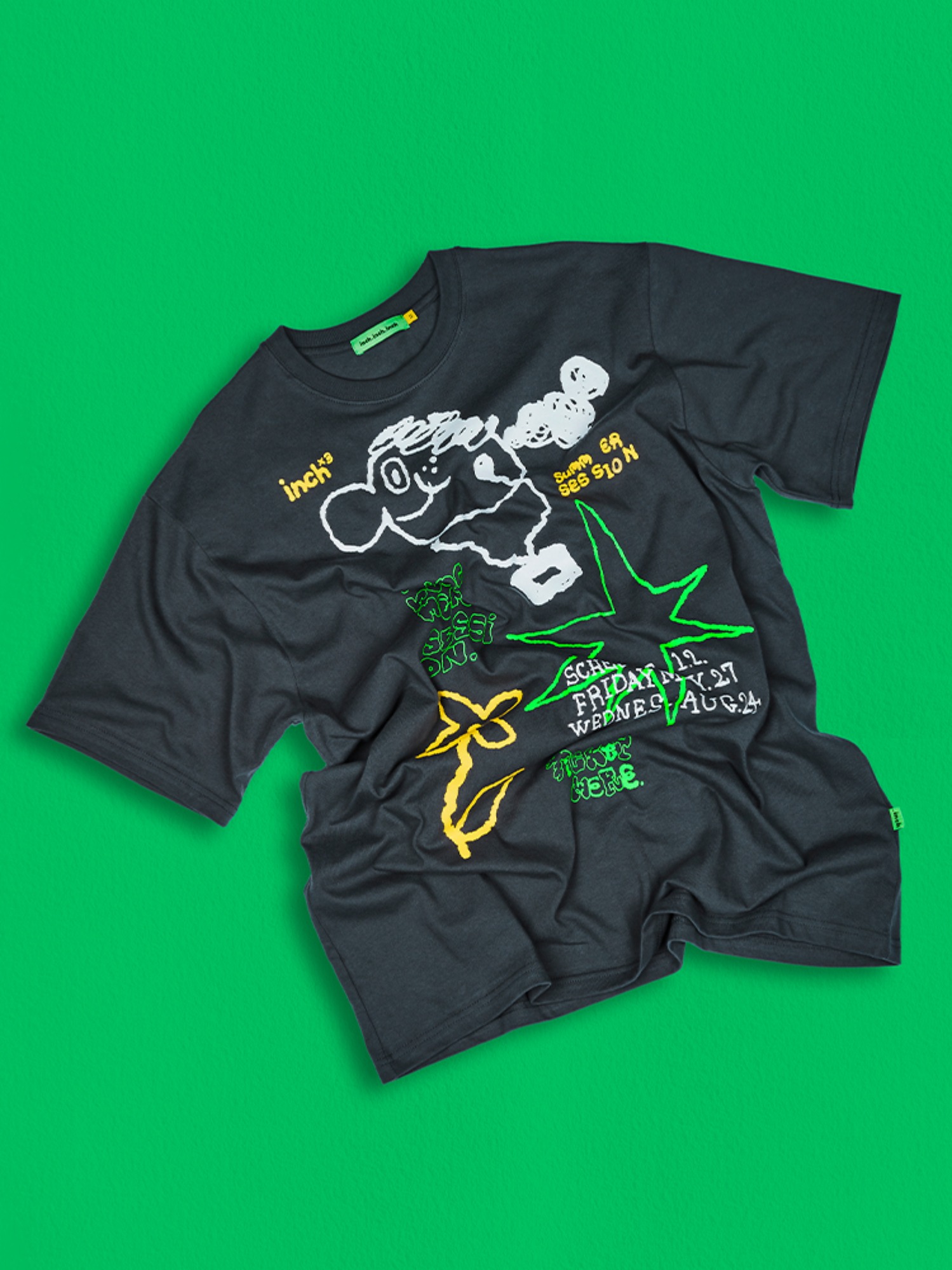 face-t-shirt-cool-dark-gray