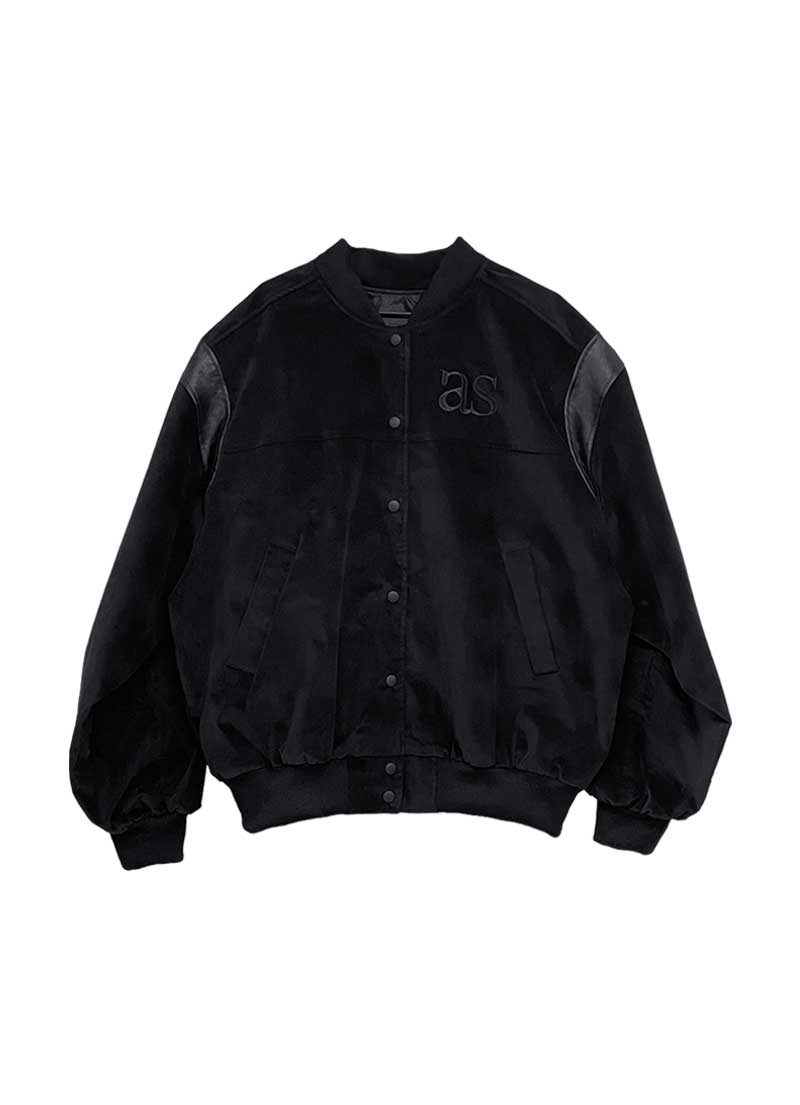 ジャケット・アウター MZ LVT VARSITY JACKET_CHARCOAL バーシティジャケット - LUVISTRUE | 60% - アジアファッション通販