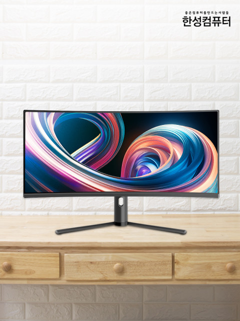 한성컴퓨터 한성컴퓨터 TFG34Q14W 1500R 커브드 리얼 144 게이밍 모니터(34인치, 울트라와이드, 21:9 ...