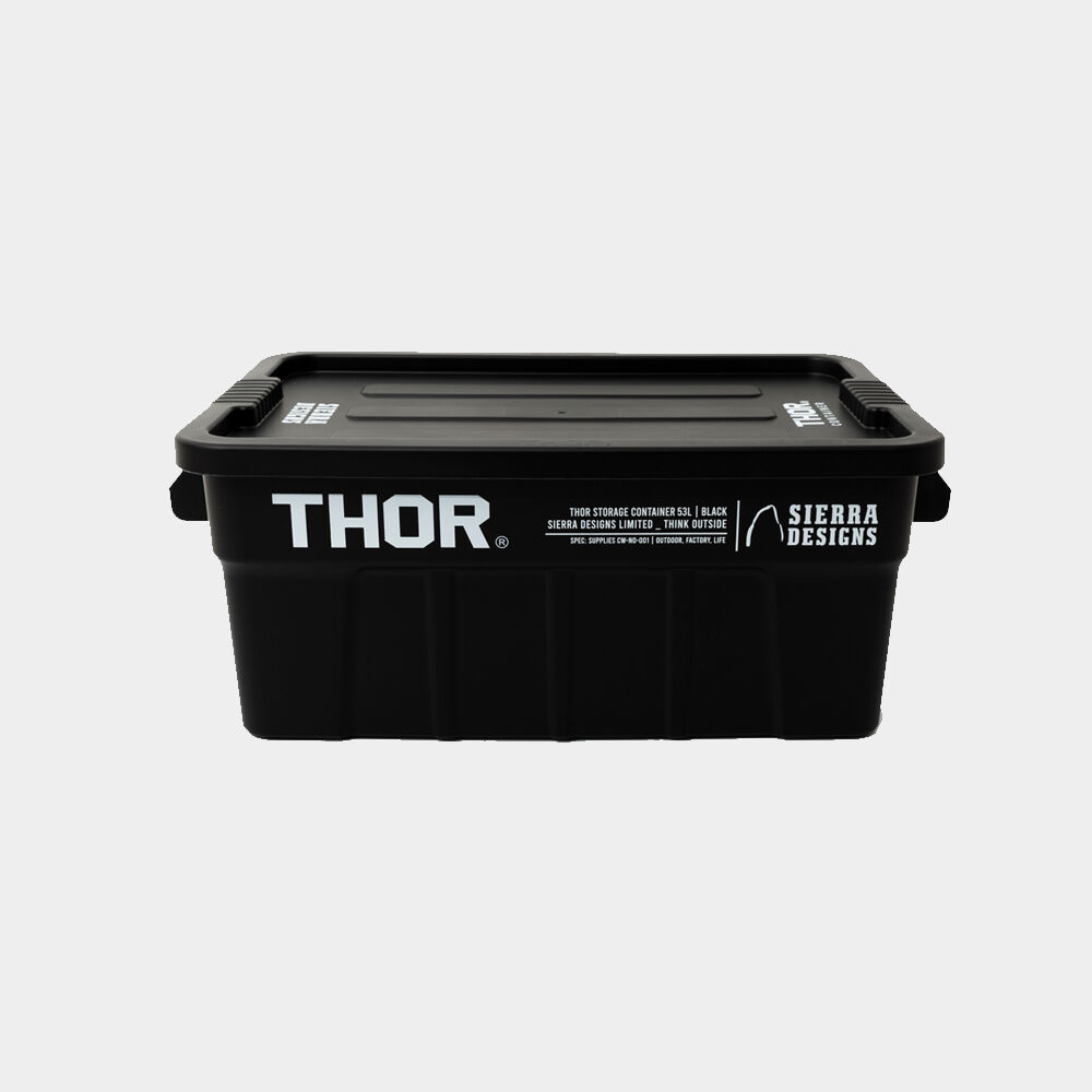 시에라디자인 SIERRA DESIGNS X THOR COLLABORATION CONTAINER BOX 53L BLACK - 위시버킷