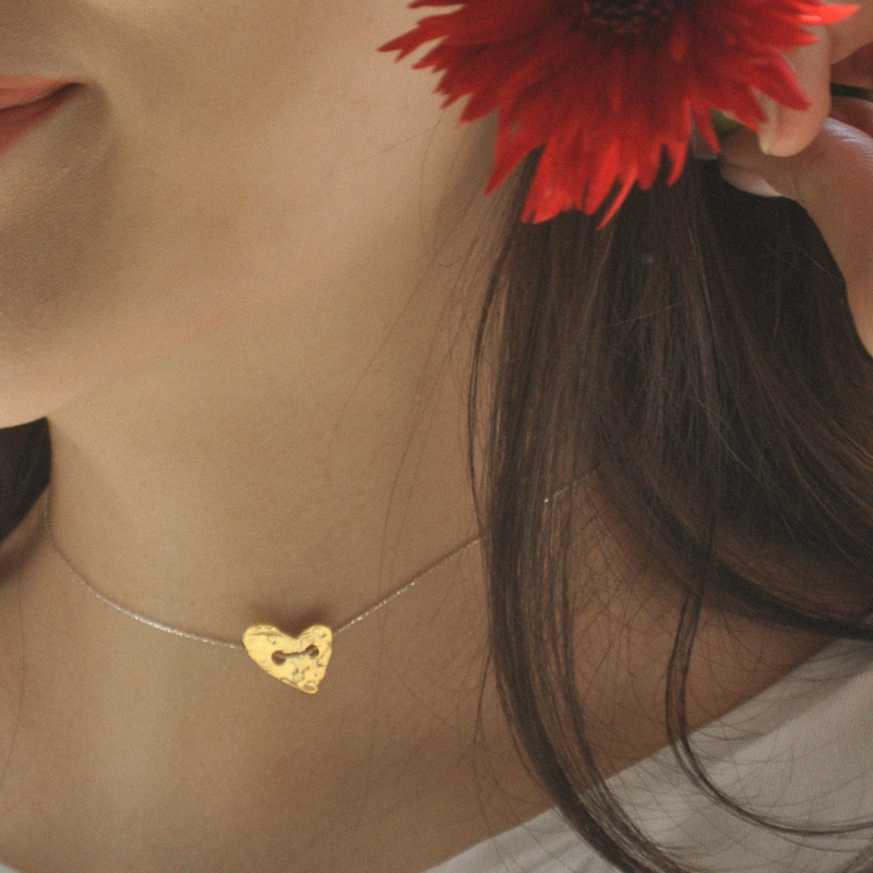 킴지스튜디오 Love Pieces Choker Necklace 위시버킷