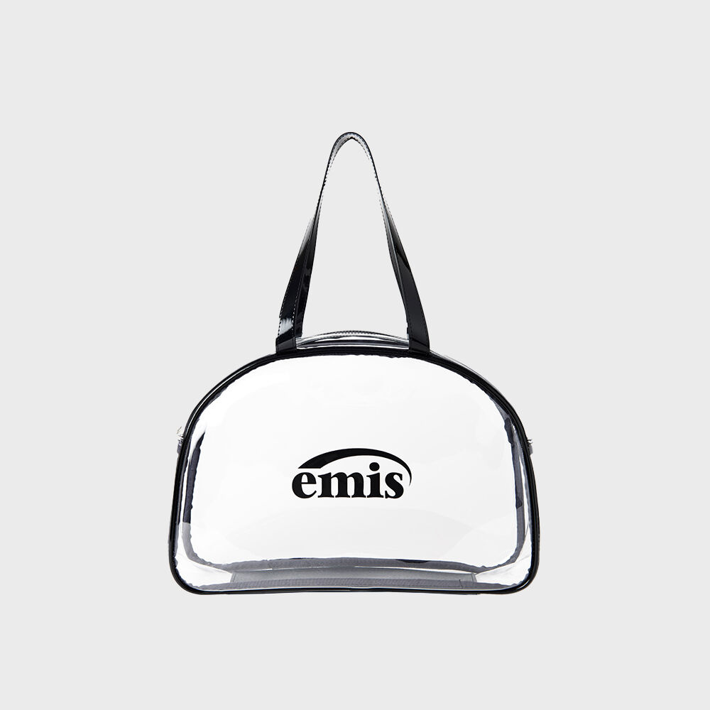 이미스 CLEAR ROUND HALF BAGBLACK 위시버킷