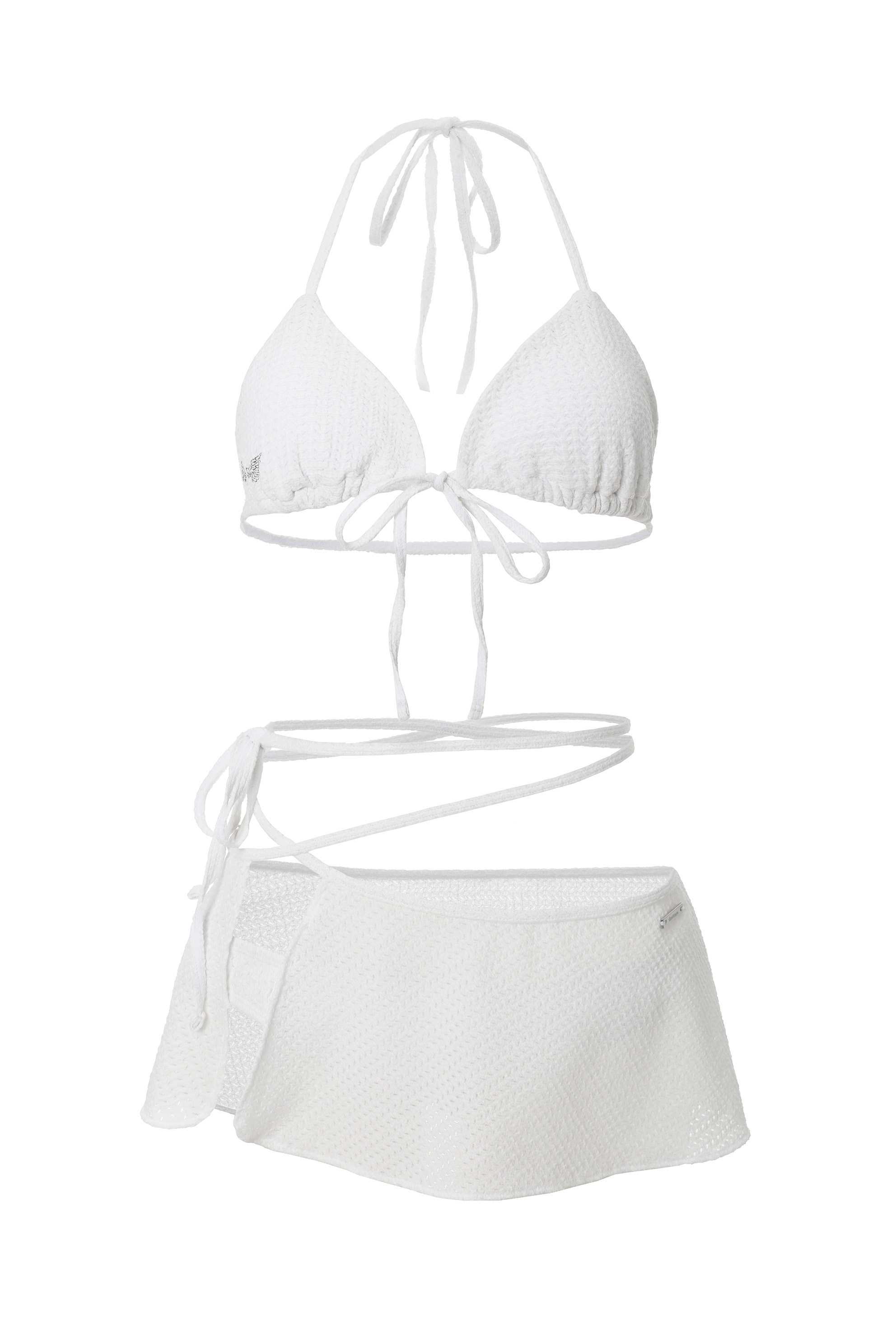 쓰리타임즈 Angel tattoo strap bikini - 위시버킷