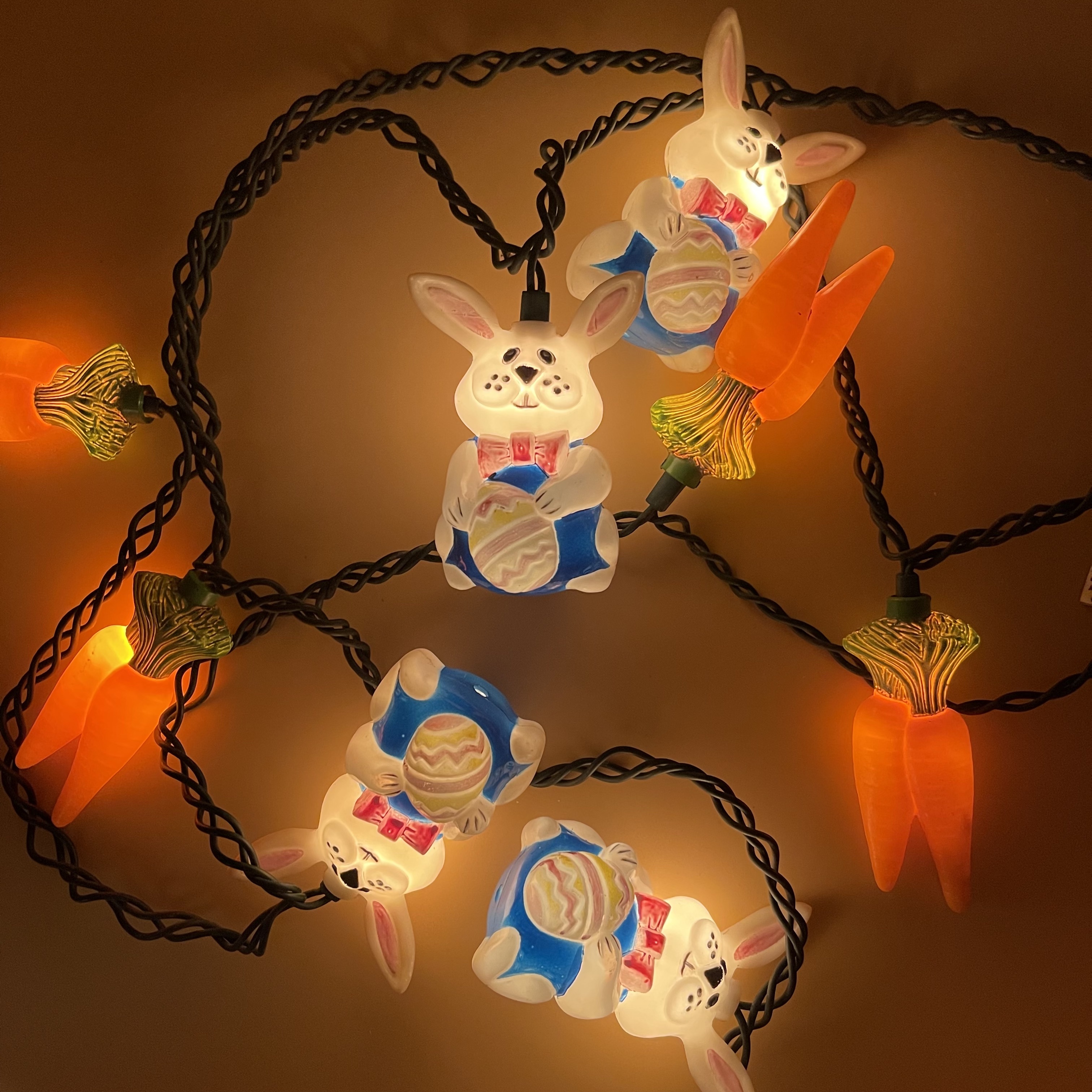 네온문 Easter Rabbit & Carrots Lights(110v) 위시버킷