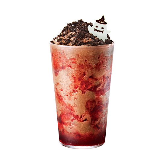 공차 할로윈 딸기 초코 스무디