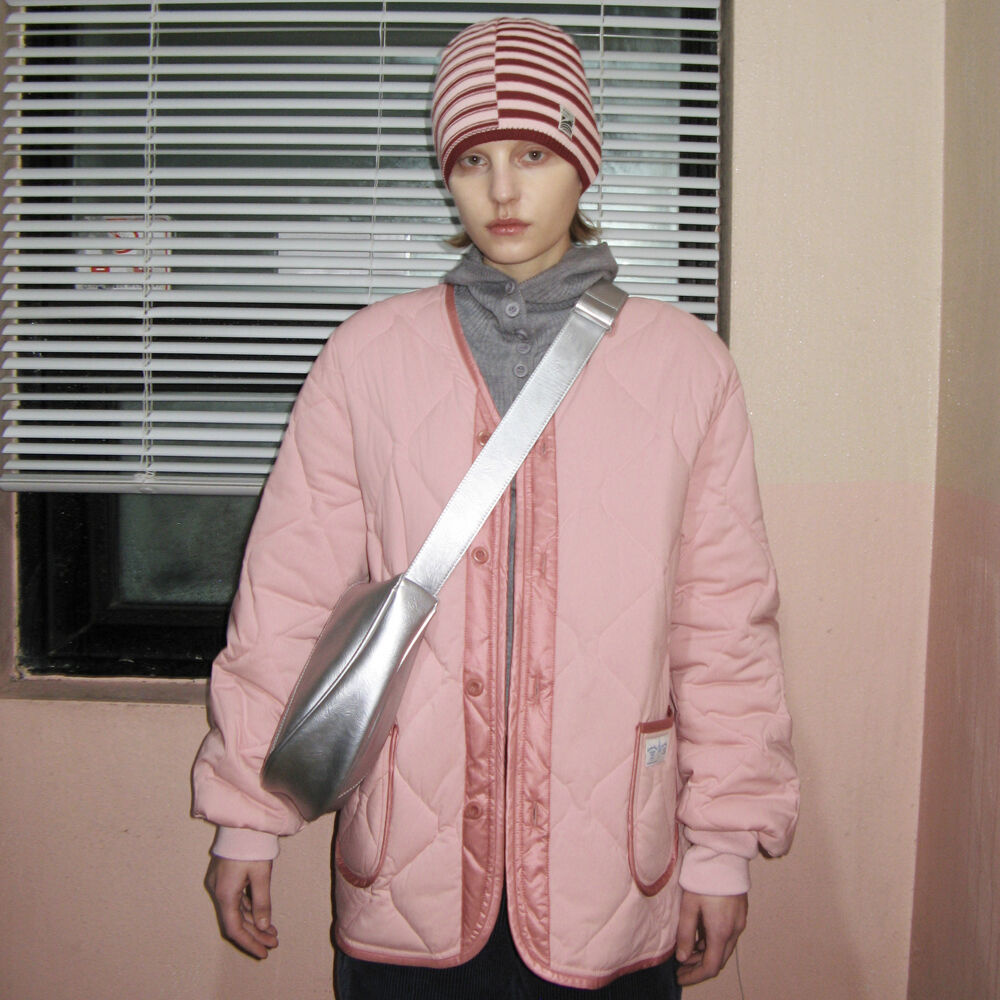 시눈 CLASSIC QUILTING LINER JACKET (PALE PINK) 위시버킷