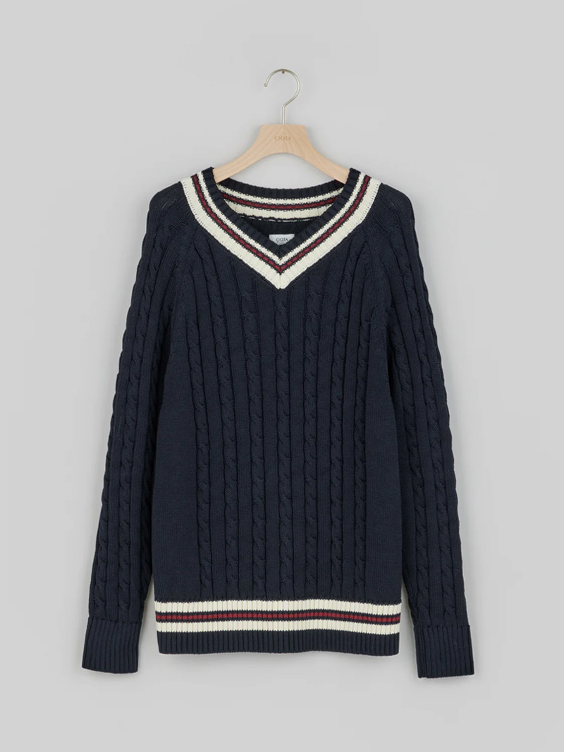 이티씨서울 시오타_ Cricket Sweater [Navy] 위시버킷