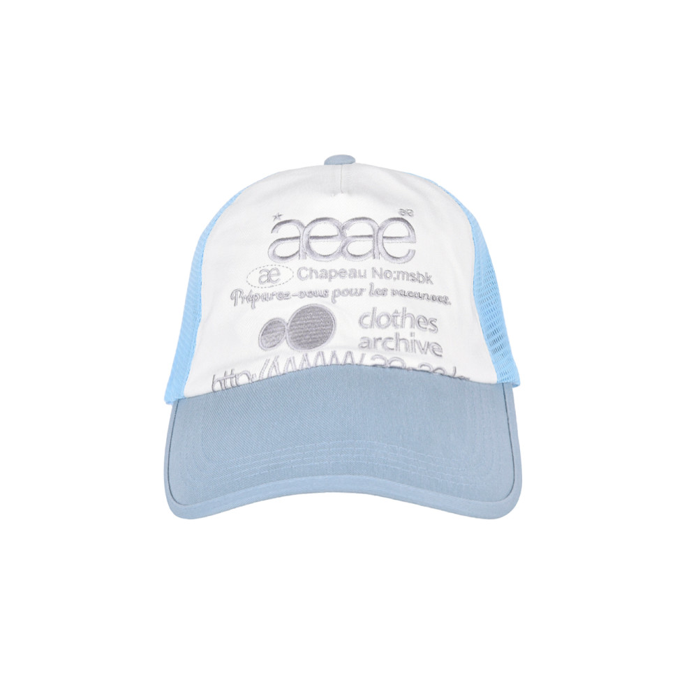 【AEAE】WEB LOGO MESH CAP [OLIVE/BEIGE] AEAE - WEB LOGO MESH CAP - [OLIVE/BEIGE]: Stylish
