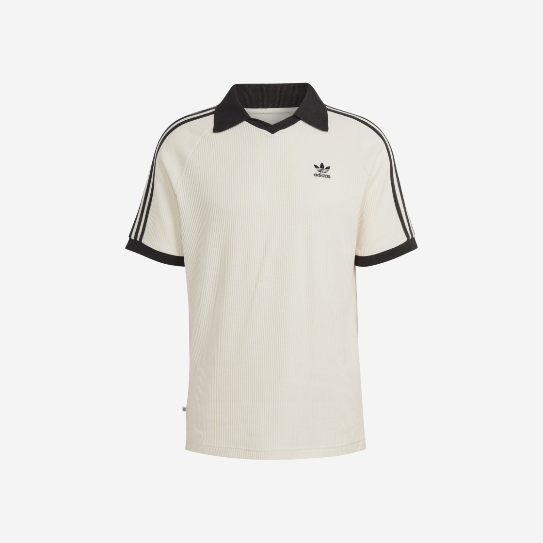 아디다스 Adidas Adicolor Classics Waffle Polo Shirt Wonder White