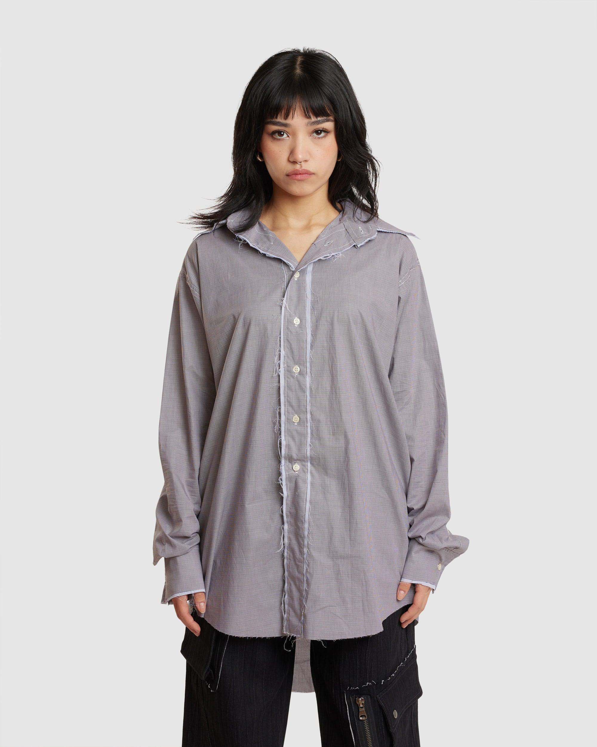 에드워드 커밍 Stacked Placket Classic Shirt (W) - 1 (Small) - 위시버킷