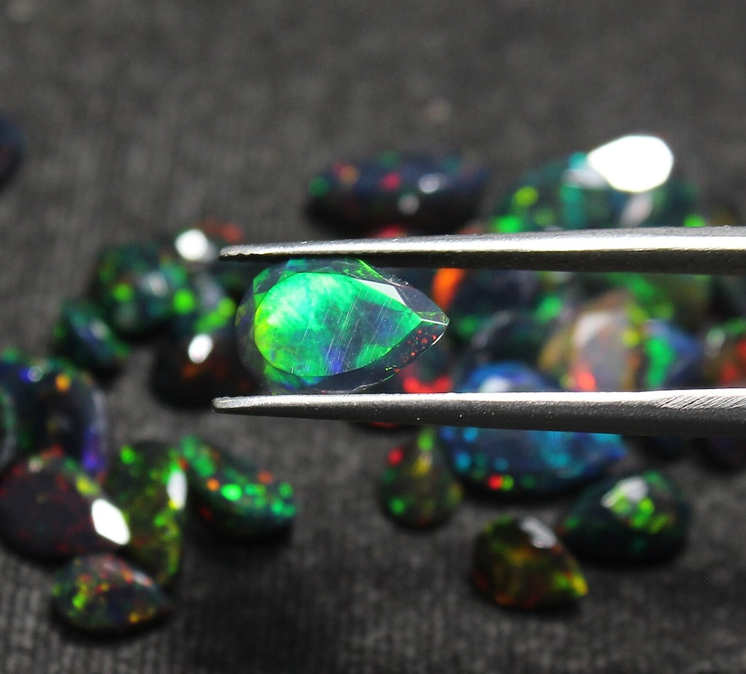 로즈젬인디아 AAA Grade Opal, Opal Crystal, Black Opal, Natural Ethiopian Opal ...