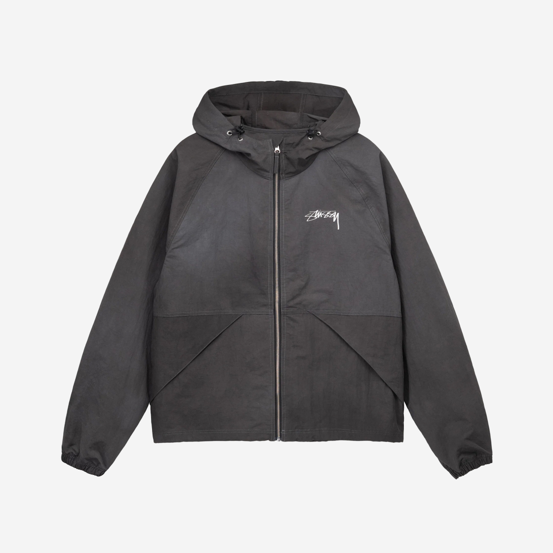 스투시 Stussy Wave Dye Beach Shell Jacket Black - 위시버킷