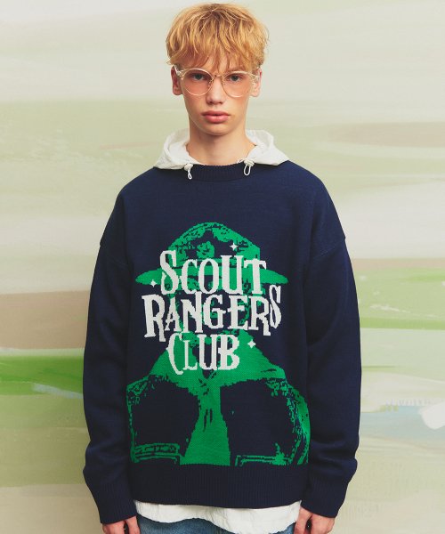 메인부스 Scout Rangers Sweater(NAVY) - 위시버킷