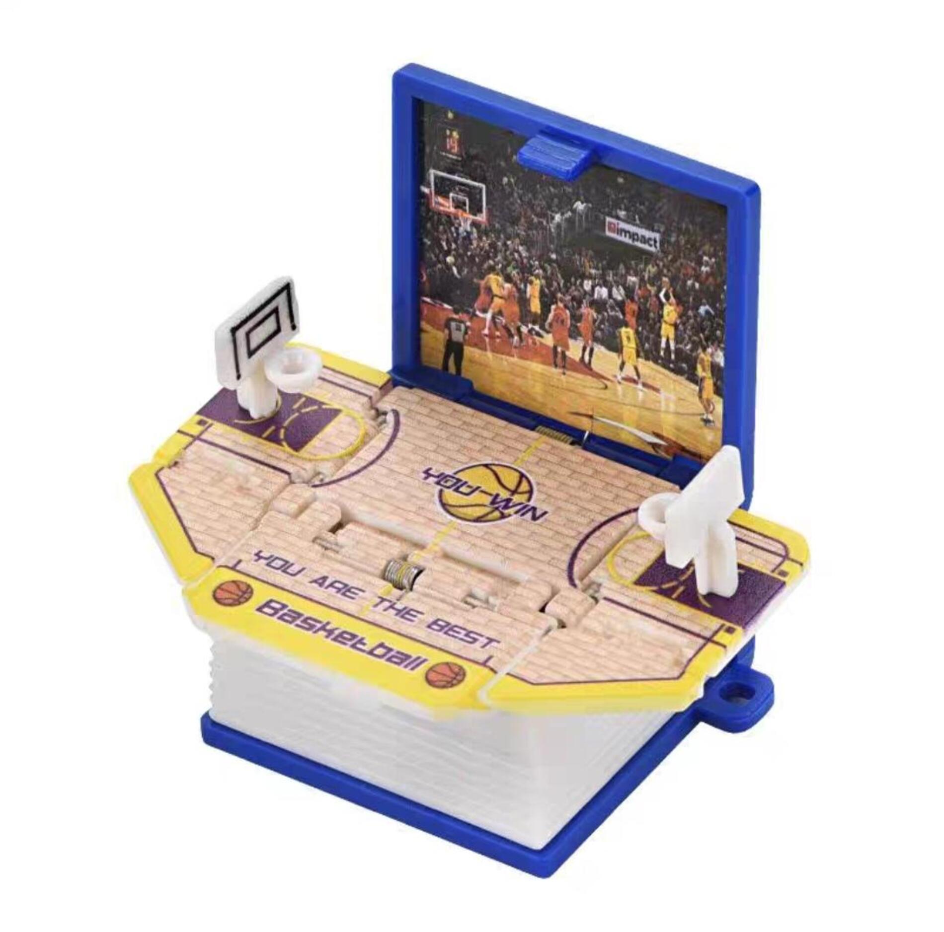 센티미터 3D 농구 코트 책 키링 🔥버튼을 누르면 코트가 나와요🔥 - 위시버킷