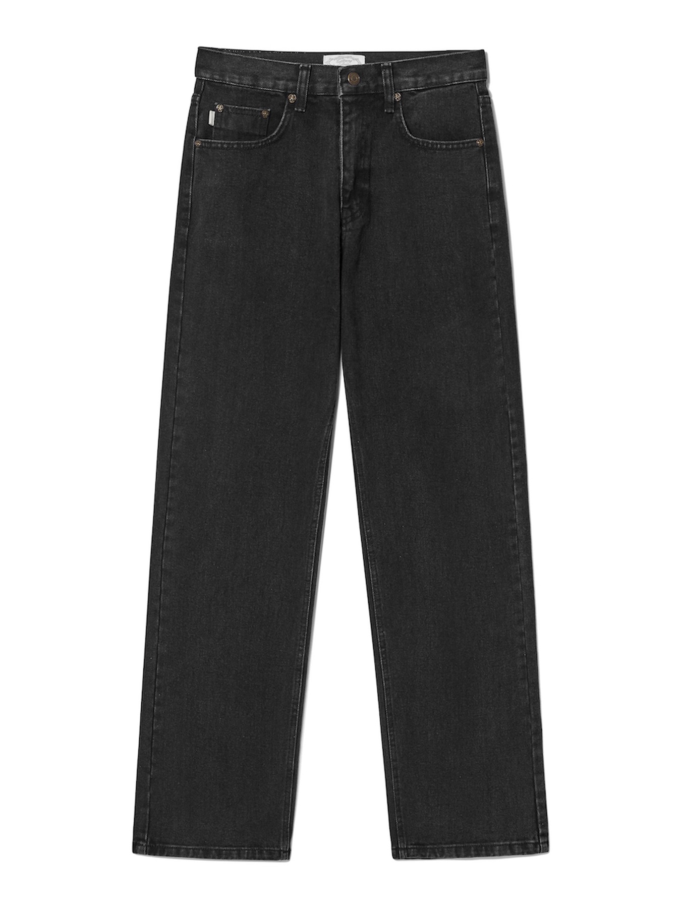 글로니 93 MID-RISE LOOSE FIT JEANS (BLACK) - 위시버킷