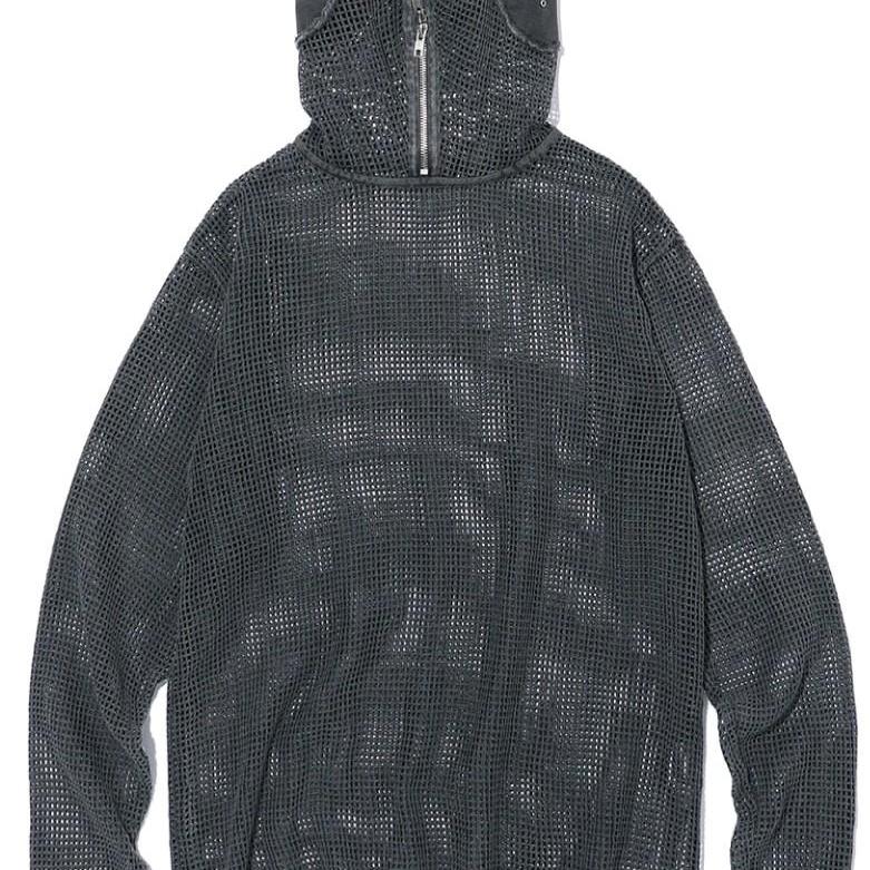 아이시토 판매) icyto MESH ZIP HOODIE charcoal XL - 위시버킷