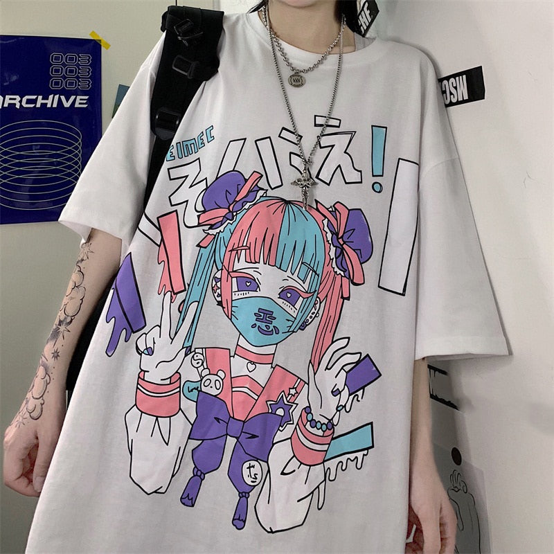 The Kawaii Factory Plus Size Harajuku Menhera Yami Kawaii Fashion
