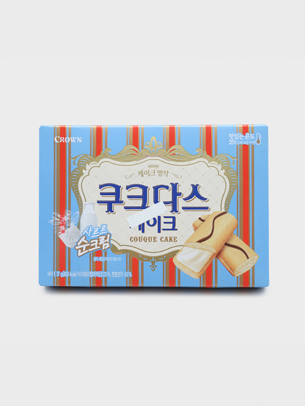 크라운 크라운 쿠크다스 케이크 77g - 위시버킷