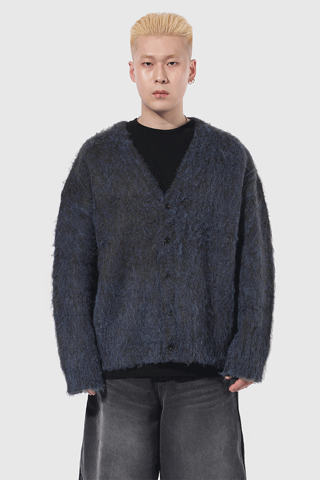 도즈 DOZ Mohair Heavy Cardigan [2color] 위시버킷