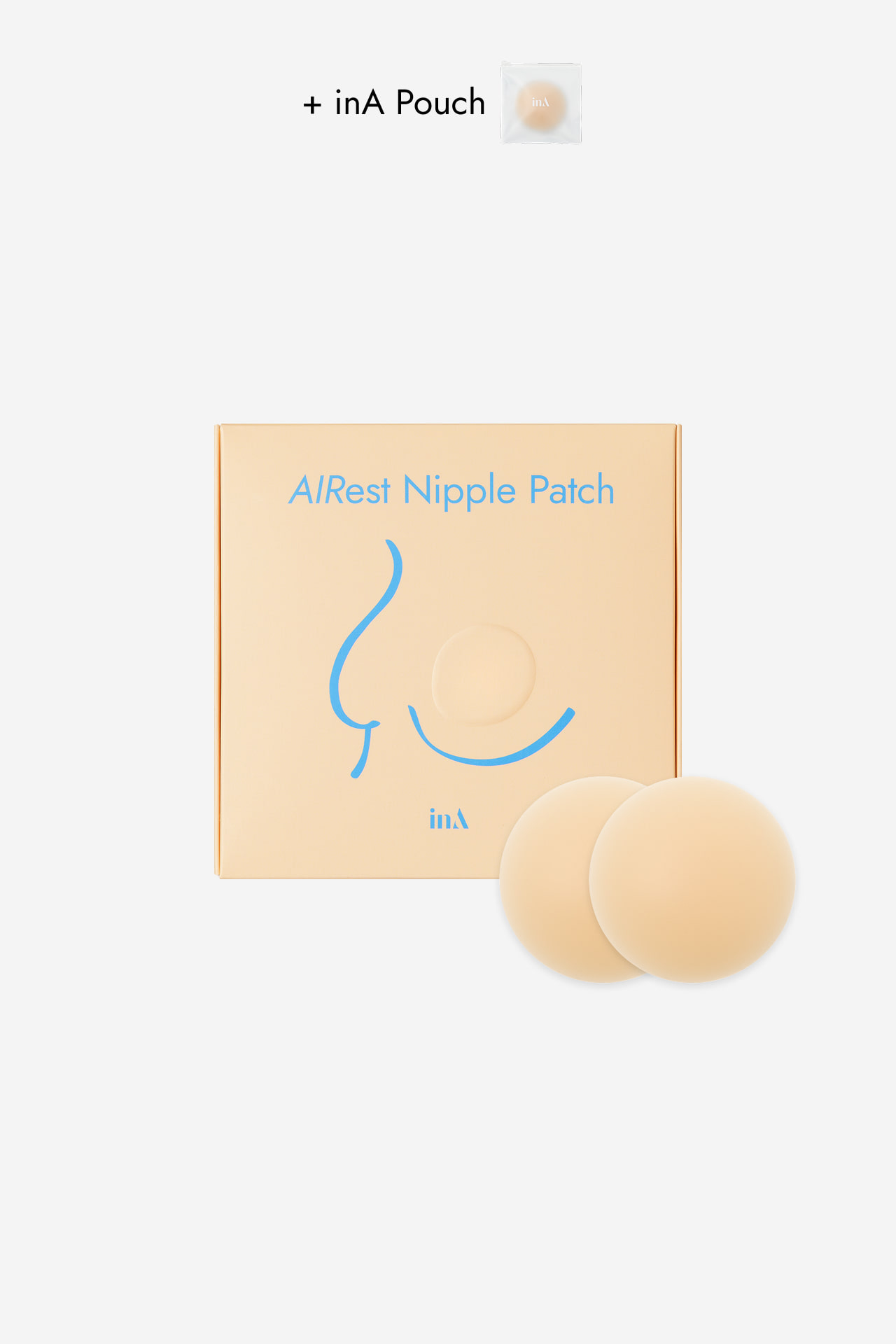 인에이 Airest Nipple Patch 2type (글루/노글루) - 위시버킷