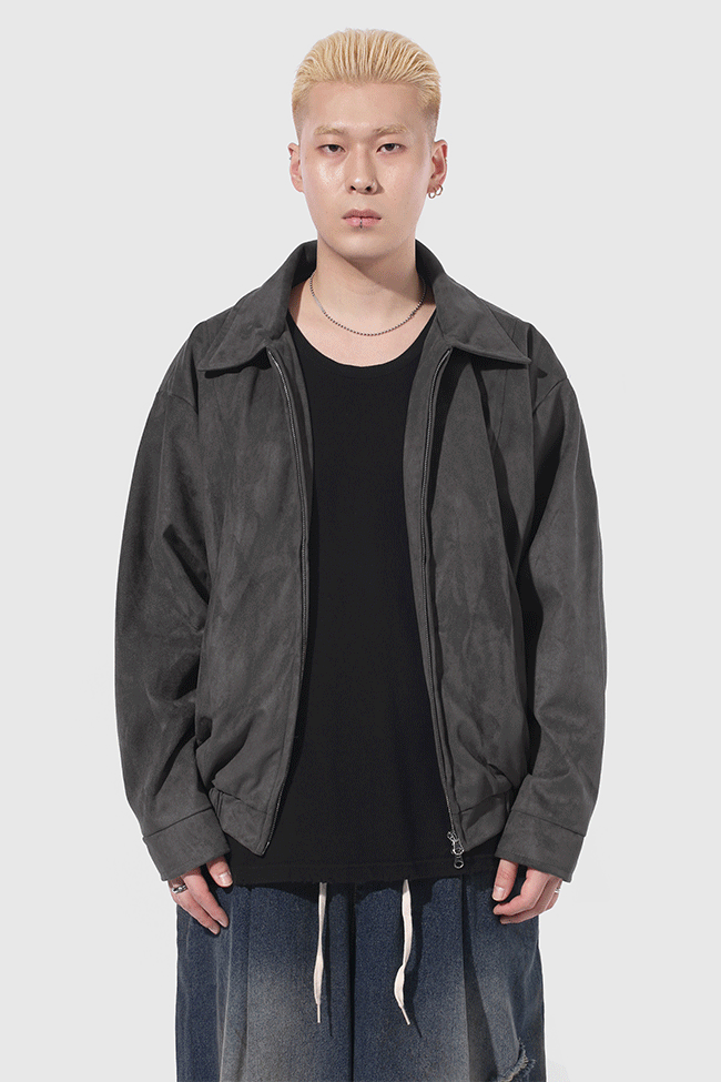 도즈 DOZ Suede Zip Jacket [3color] 위시버킷