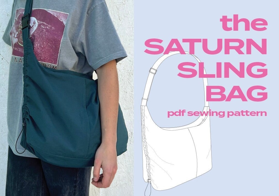 엣시 Saturn Sling Bag PDF Sewing Pattern - 위시버킷