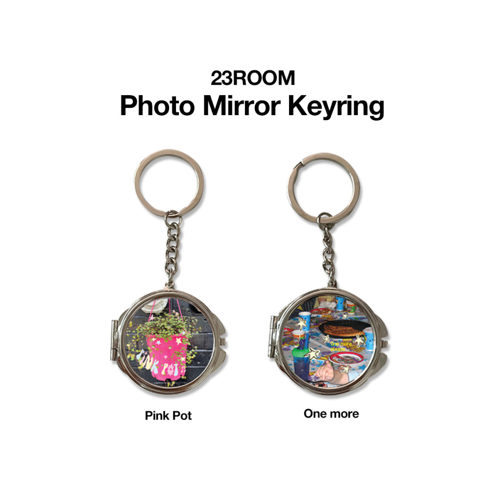 23룸 photo mirror keyring (2types) - 위시버킷