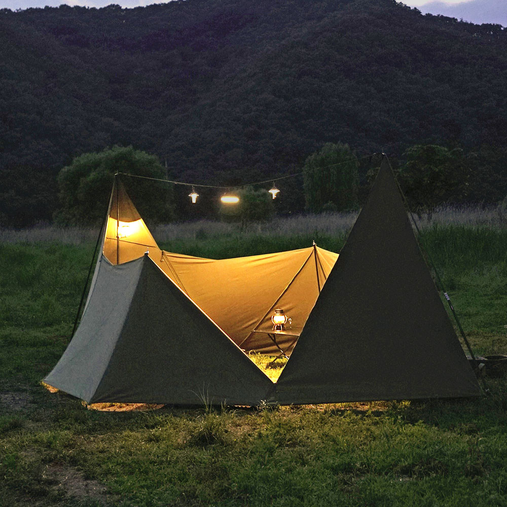 포레스트유 포레스트유 A형 파이어쉘터 불멍 쉘터 텐트 A-FIRE SHELTER - 위시버킷