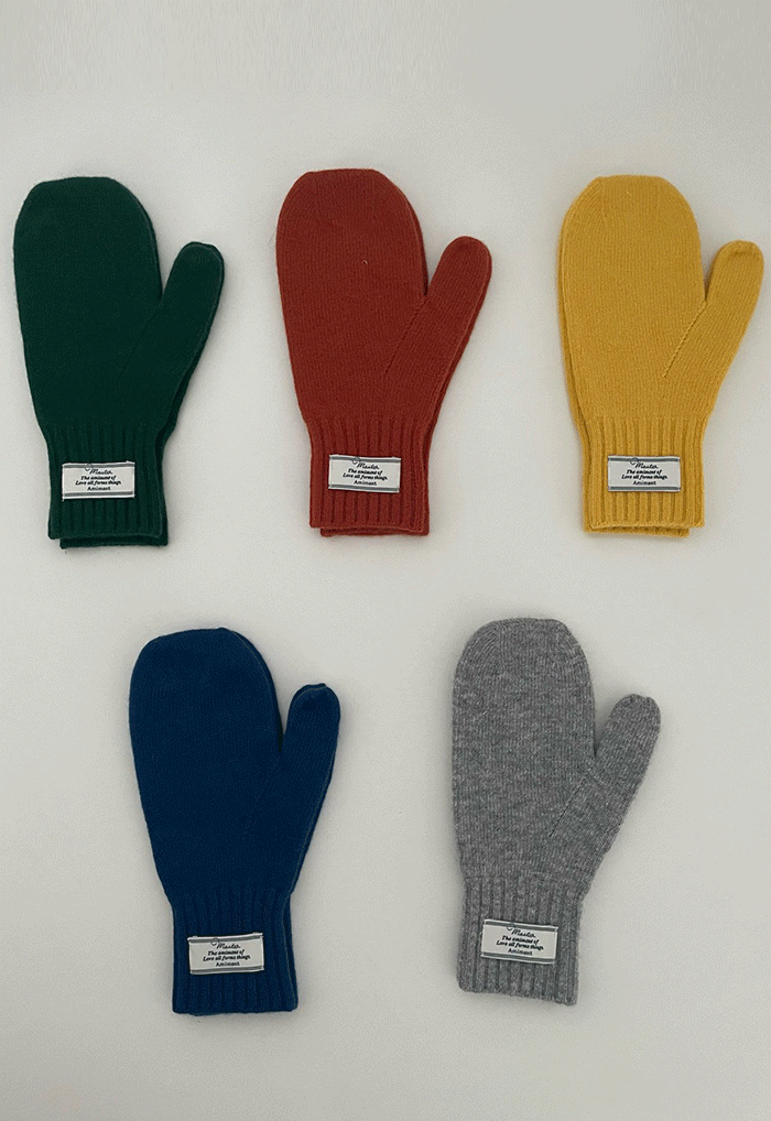 로코보니타 cashmere mitten gloves 위시버킷