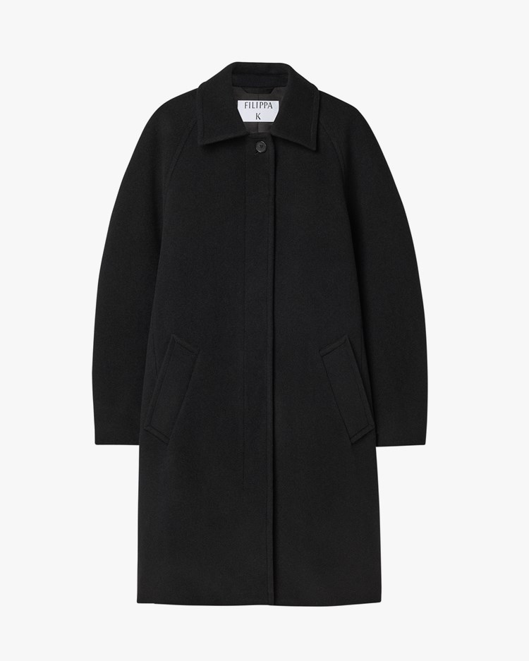 필리파 케이 Cocoon Coat Black - 위시버킷