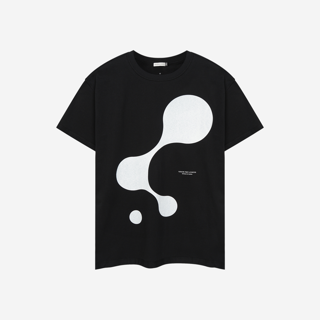 유체 프레타포르테 Youche FL Short Sleeve Tee Black - 위시버킷