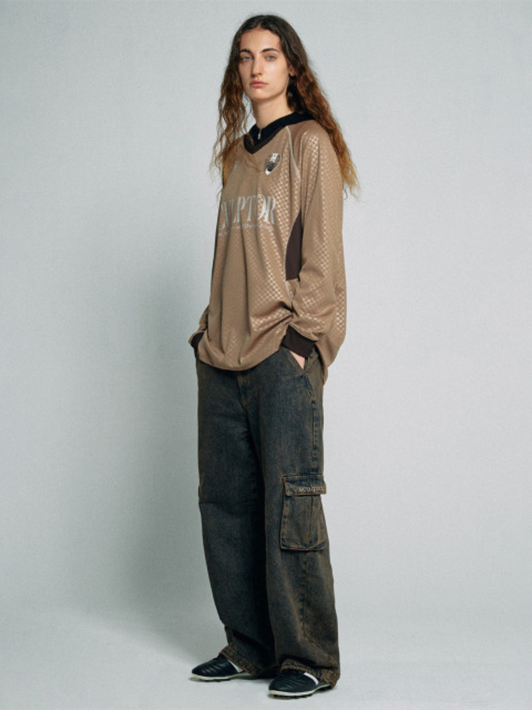 스컬프터 [SCULPTOR] Acid Cargo Jogger Pants Vintage Brown 위시버킷