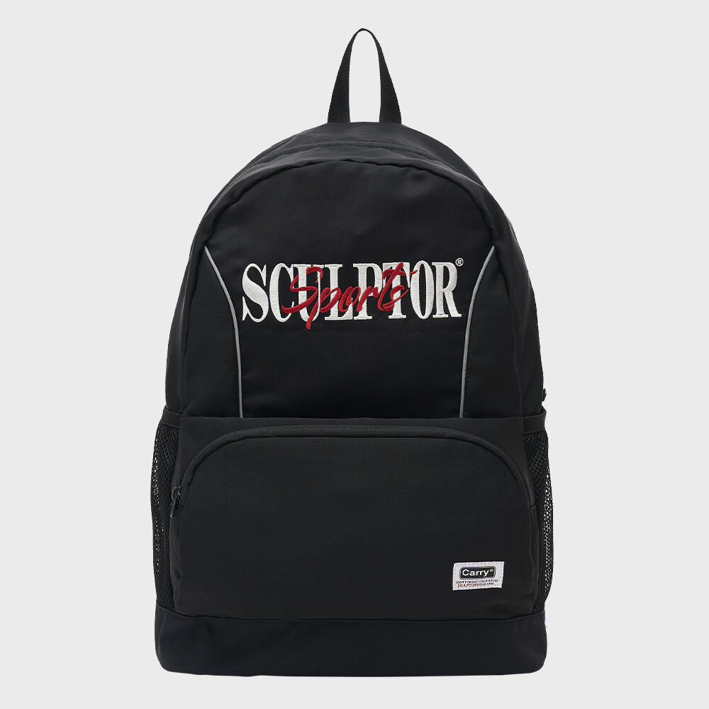 스컬프터 Nylon Slouch Backpack Black - 위시버킷