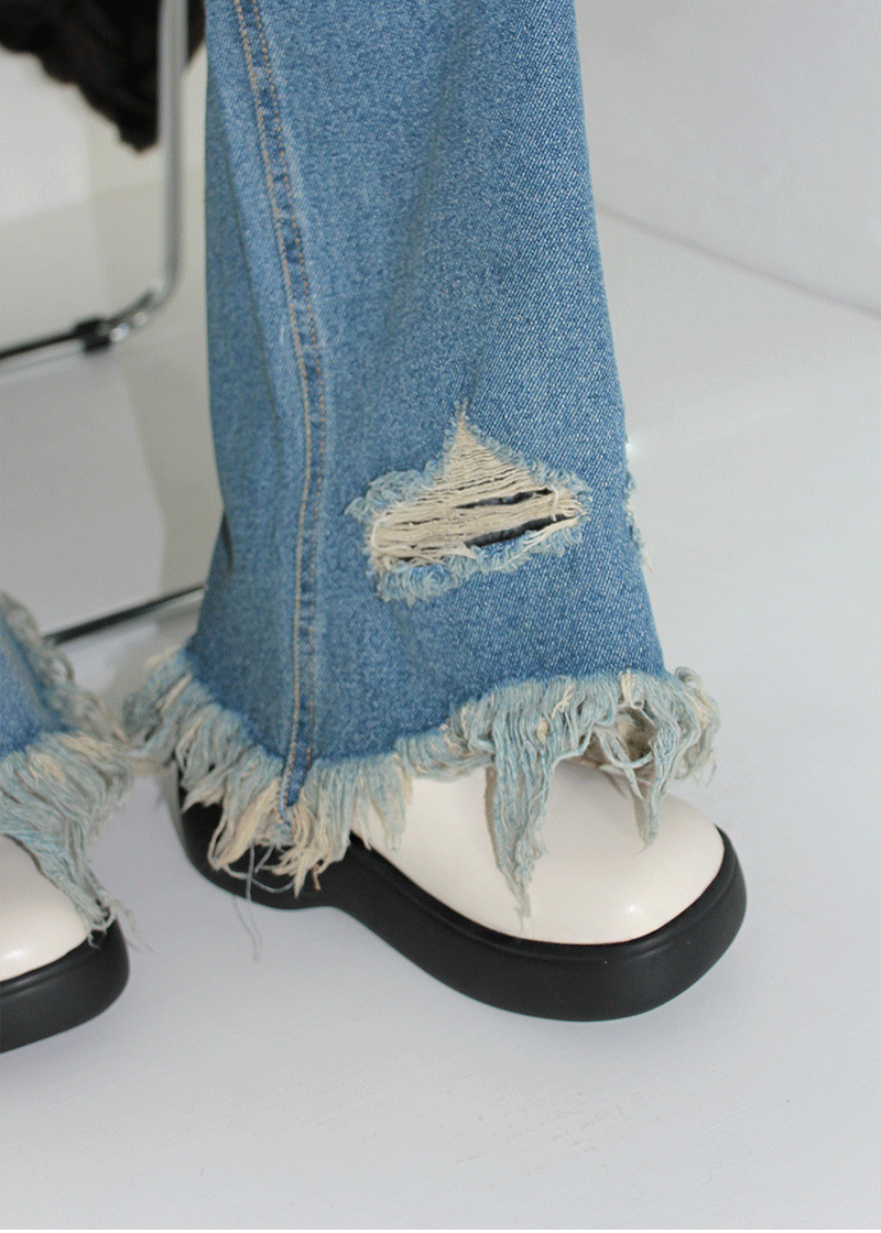 89헤르쯔 peanut chunky mule (2c) - 위시버킷