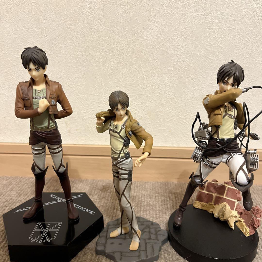 エレン・女型の巨人 フィギュア2体セット Amazon.co.jp: 進撃の巨人エレン戦闘形態1/6スケール高さ約29 cm
