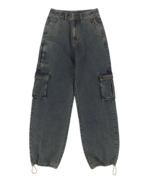 스컬프터 Acid Cargo Jogger Pants Vintage Brown 위시버킷