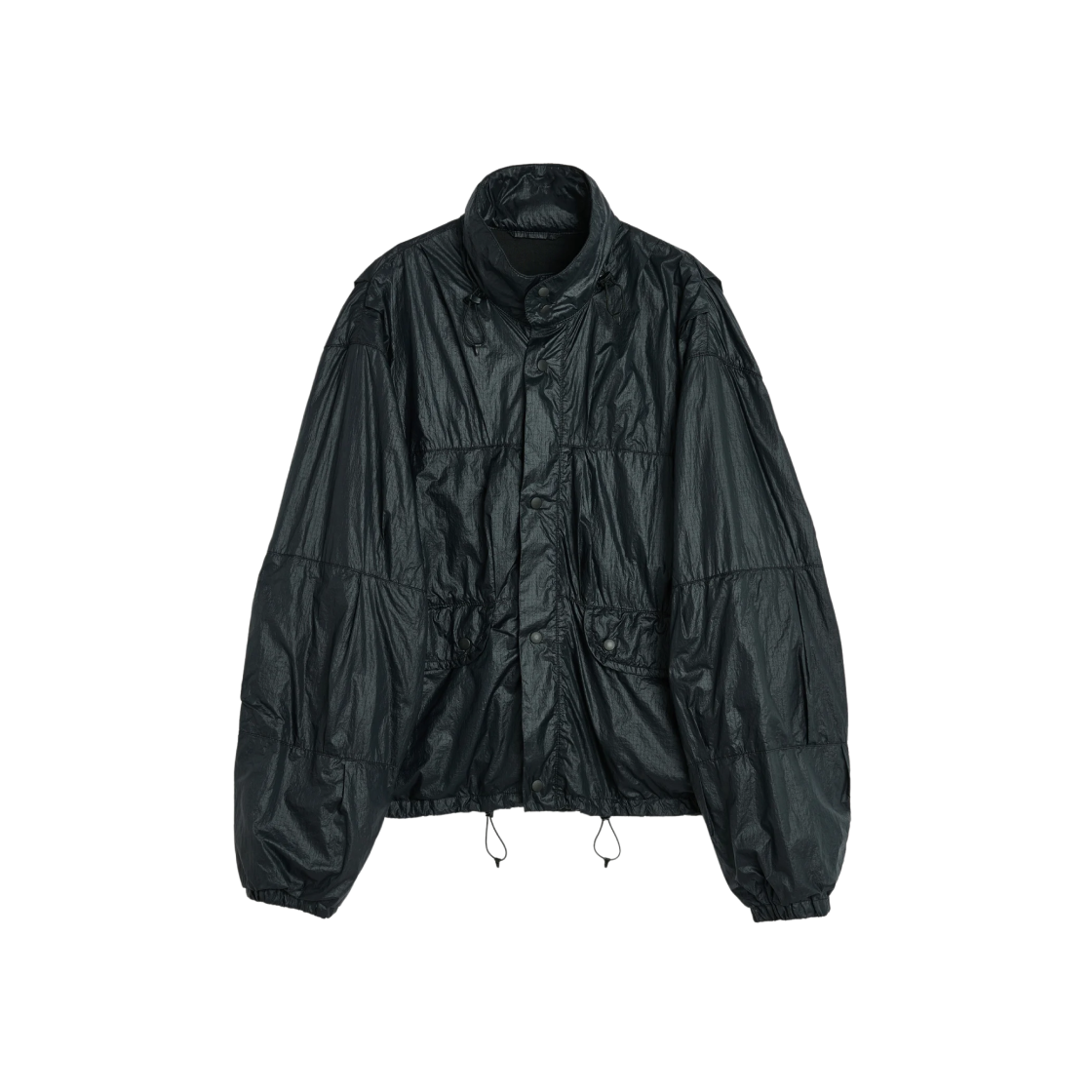 아워레거시 Our Legacy Exhale Puffa Tech Chintz Ripstop Black