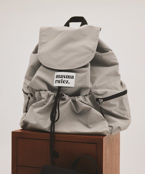 마스마룰즈 String flap backpack _ Gray - 위시버킷