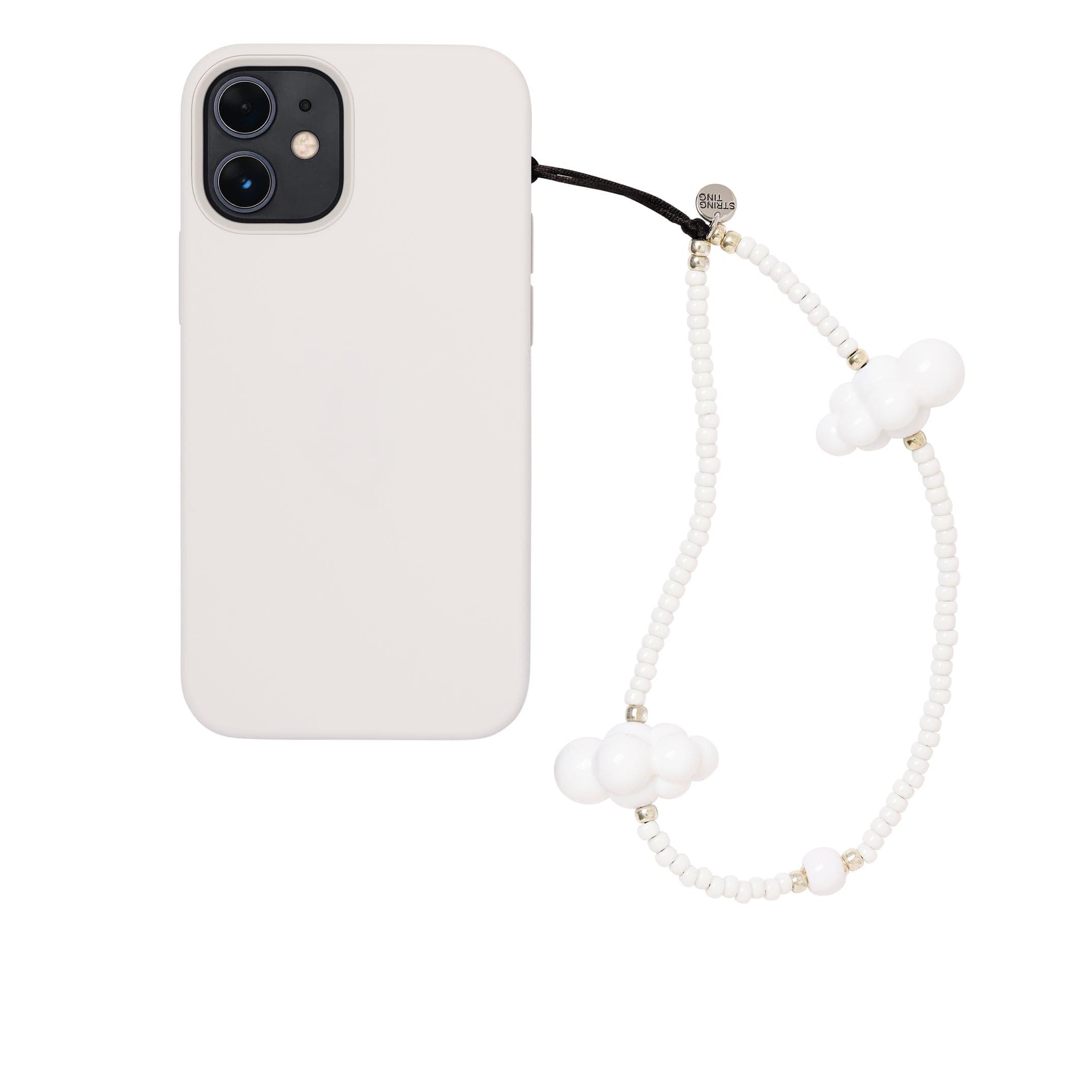 テックアクセサリー STRING TING/Heavenly Silver Linings Wristlet Phone Strap Flutter Drip Wristlet Phone Strap