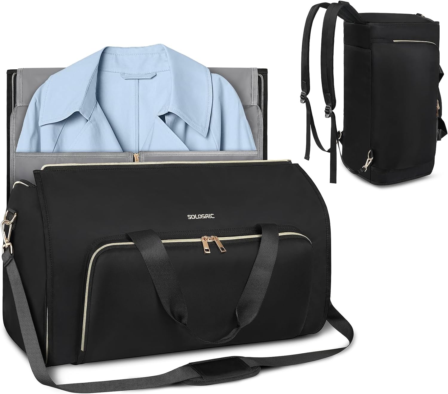 아마존 Garment Bags for Travel, Convertible Garment Bag with Detachable