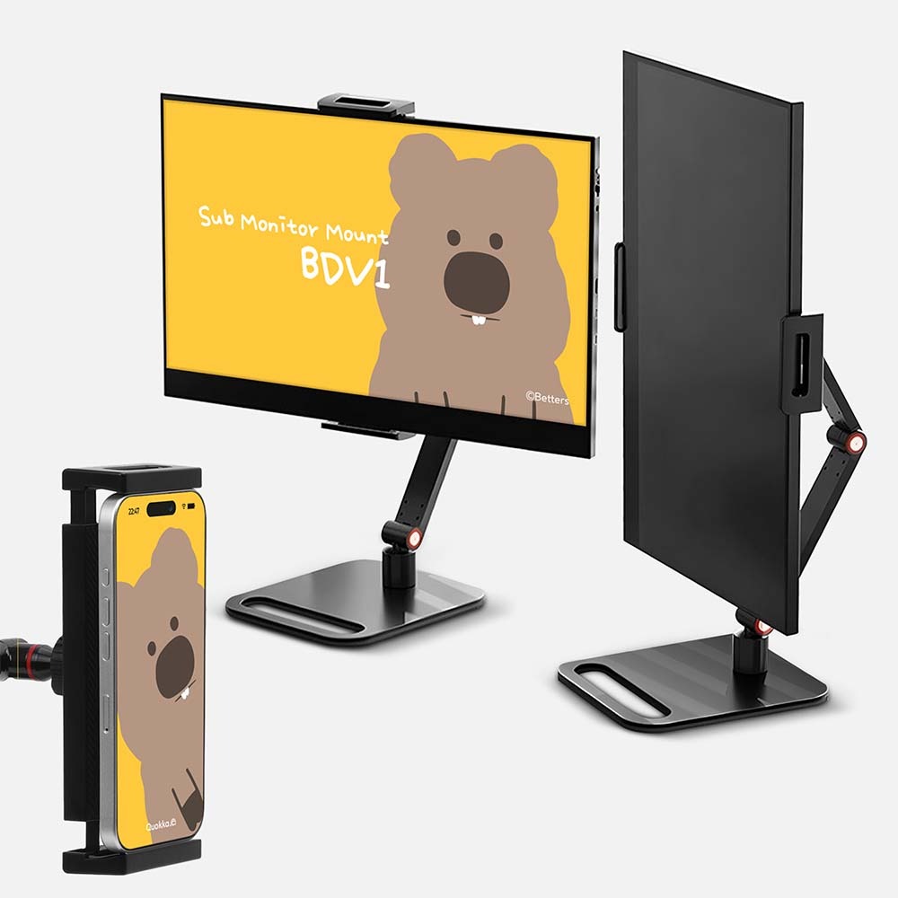 원룸만들기 보조 모니터 거치대 - 위시버킷