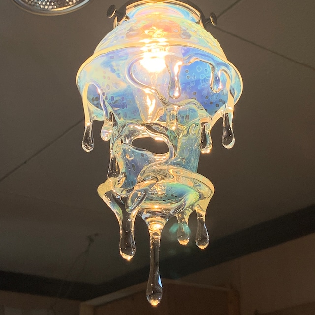 kumbhglass ドリップランプ 溶けたように見えるドリップランプ…この世のものではないかのような美