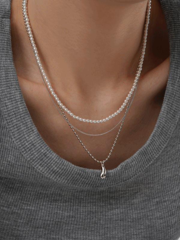 어텀 overlap necklace 위시버킷