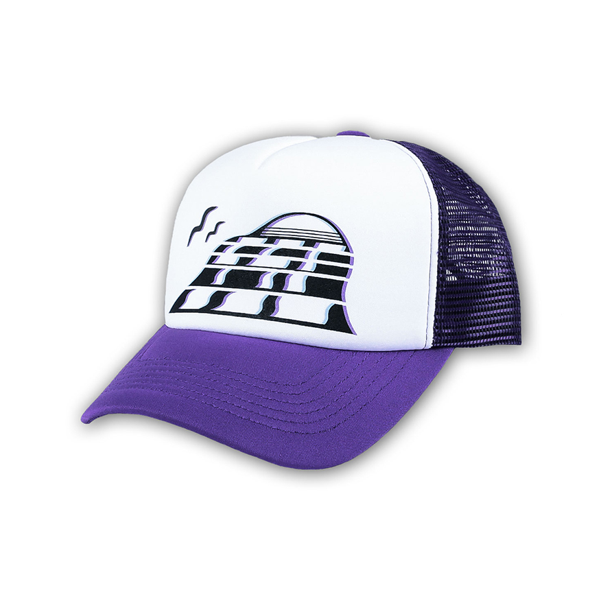 RIOT Visual Logo Trucker - Purple - 위시버킷