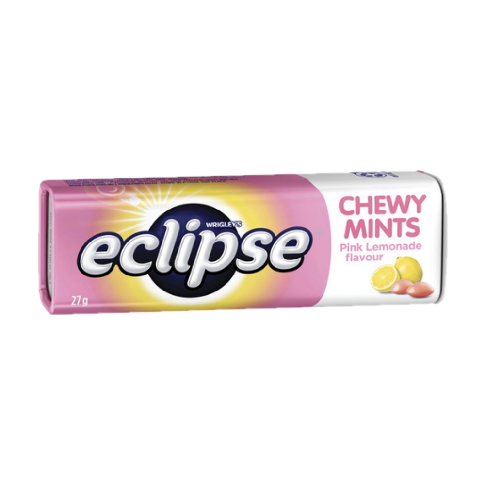 이클립스 Wrigley's 이클립스 핑크 레몬에이드 츄잉 민트사탕 27g Eclipse Pink Lemonade Chewy ...