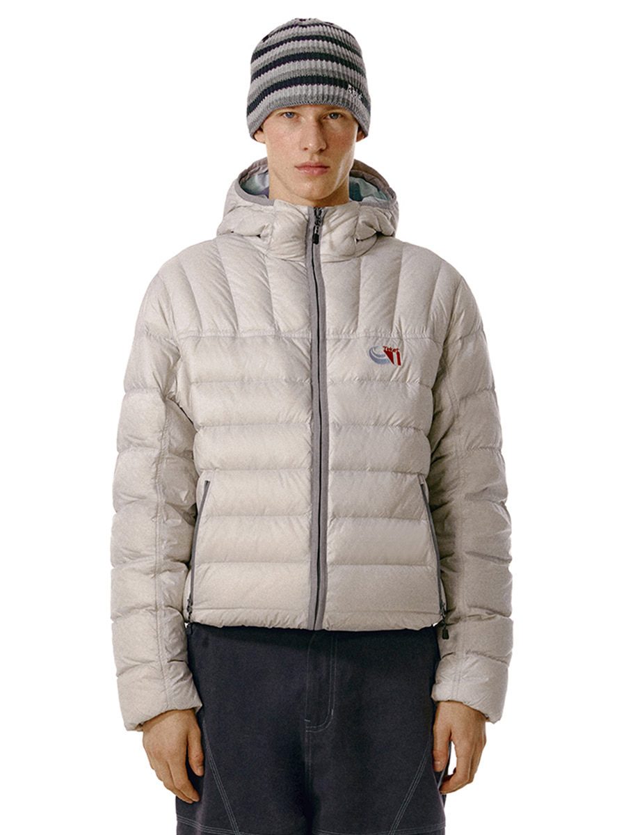 테켓 CT Lightweight Down Jacket Light Gray - 위시버킷