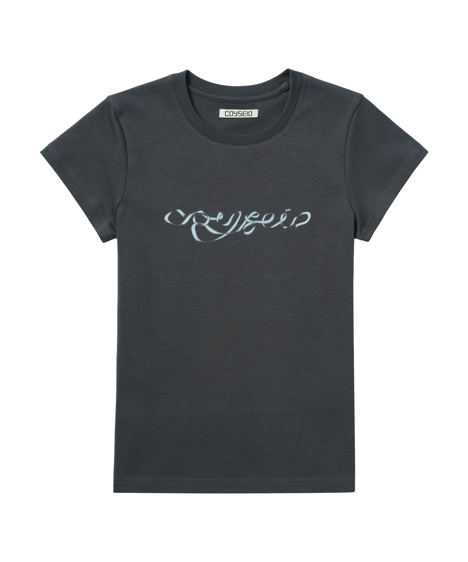 coyseio PRONG SNAP MINI LOGO TEE NAVY