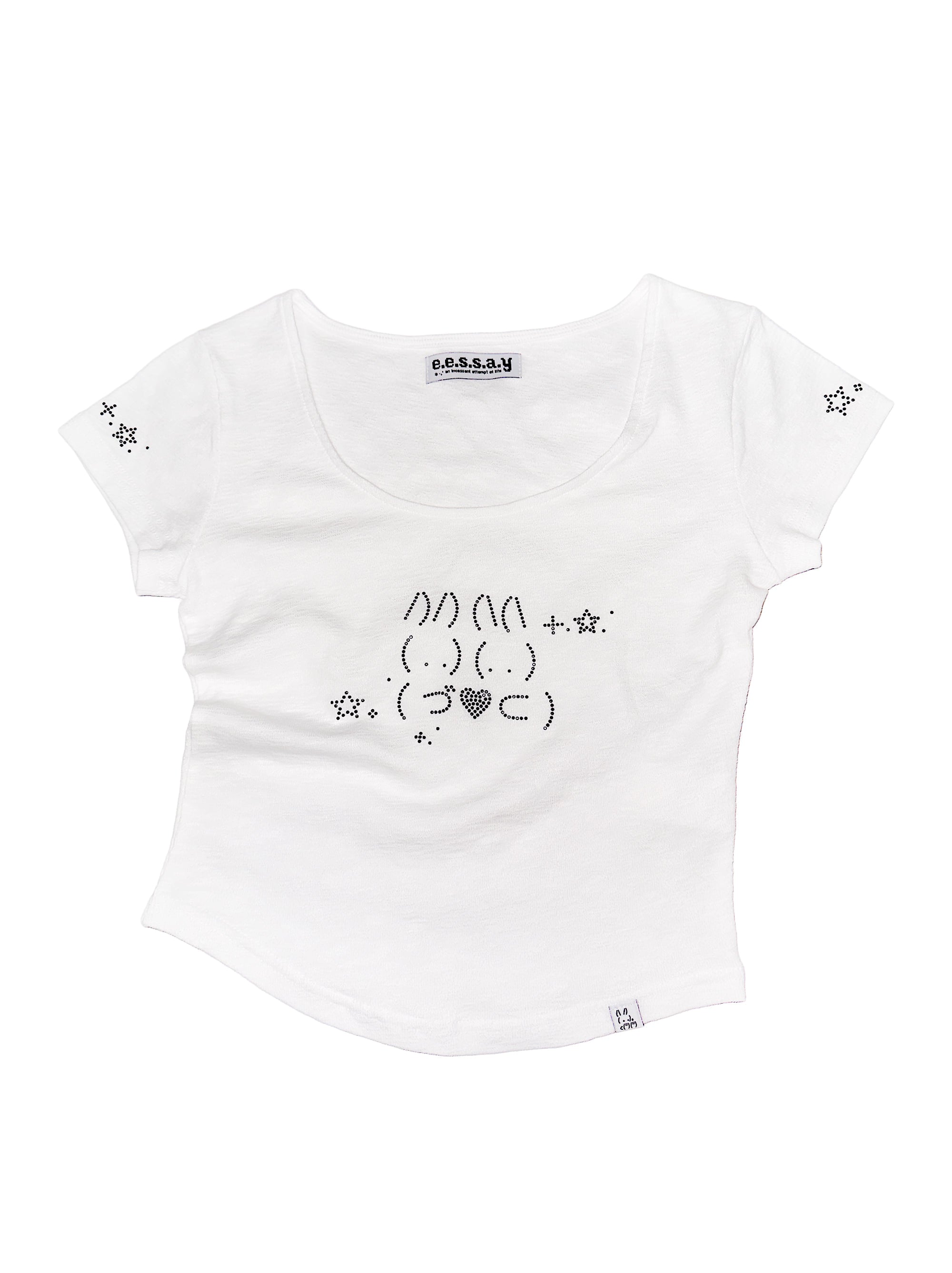 ★eessay★T.K RABBIT T SHIRT - WHITE★正規品/韓国送料込 에세이 [EESSAY] SS 24 T.K RABBIT T SHIRT - WHITE - WHITE