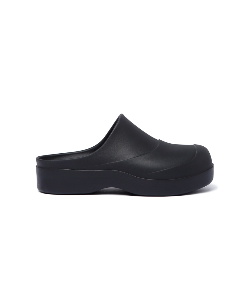 LLUD llud Rubber Clog Black 위시버킷