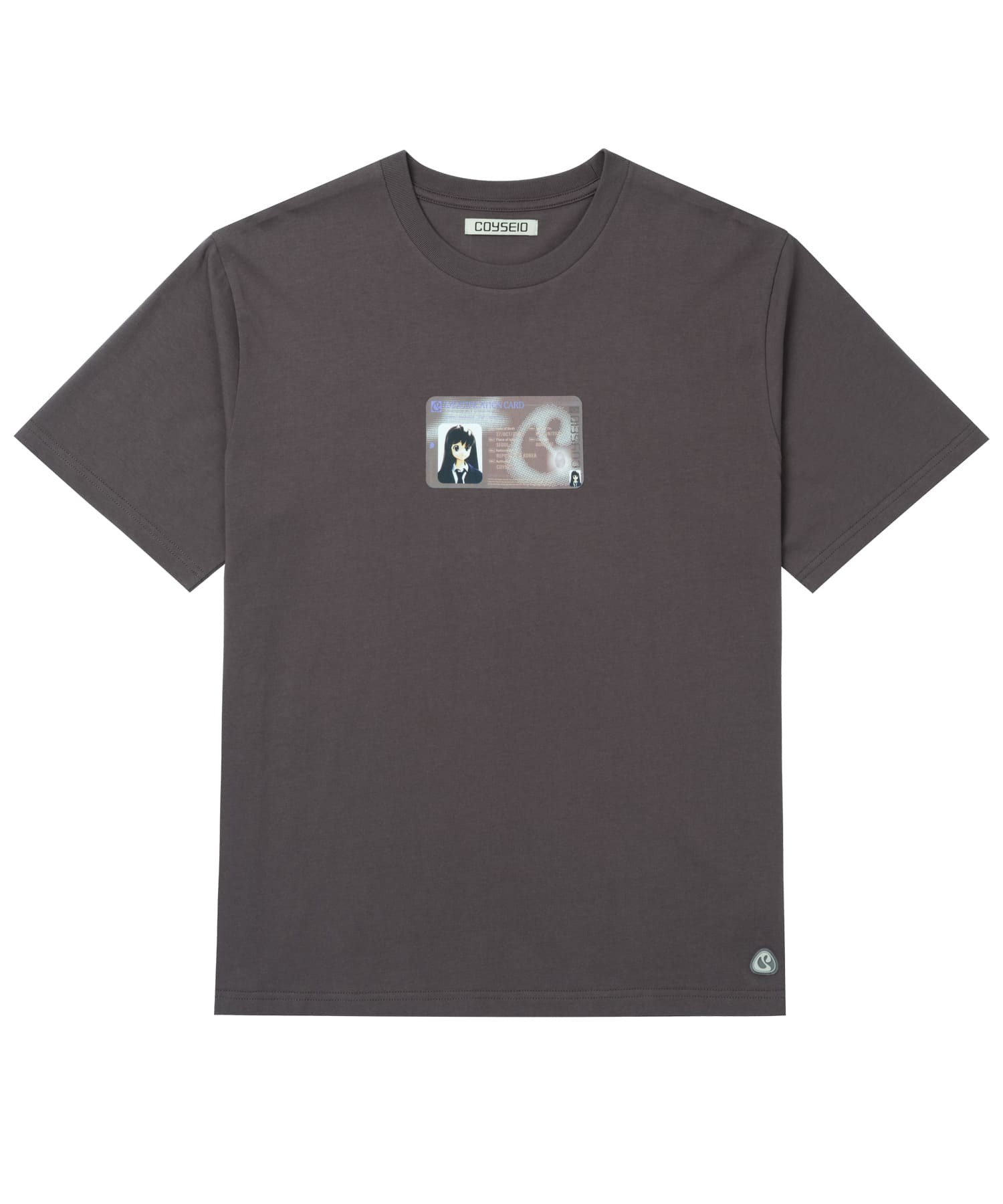 coyseio PRONG SNAP MINI LOGO TEE NAVY